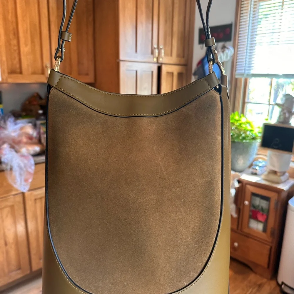 ULLA Johnson Elegant Tapenade Suede Bucket Bag 💼 Adorable Bag - Picture 11 of 16